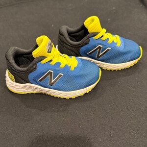 New Balance Kids Sneakers in Blue and Yellow